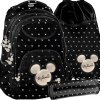 Plecak dla Nastolatki Myszka Mini Minnie Czarny Paso [DIBL-2708]